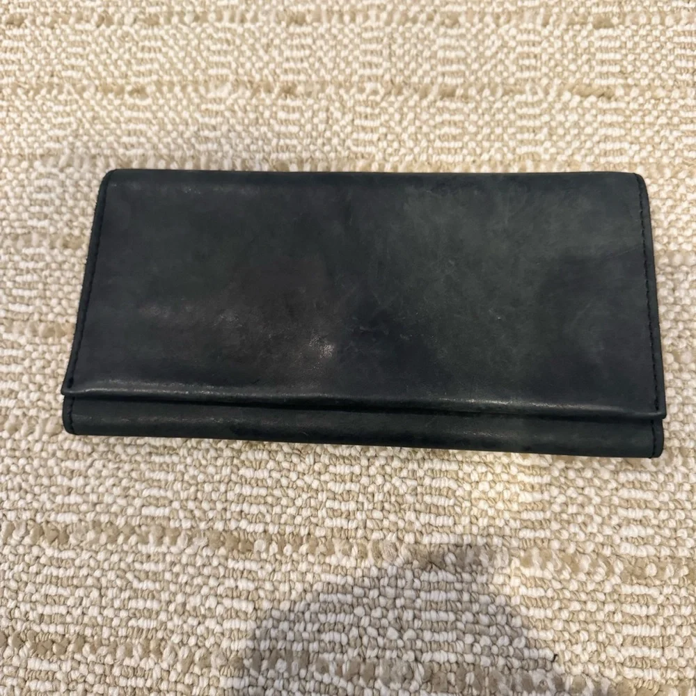 ABLE Black Leather Debre Wallet